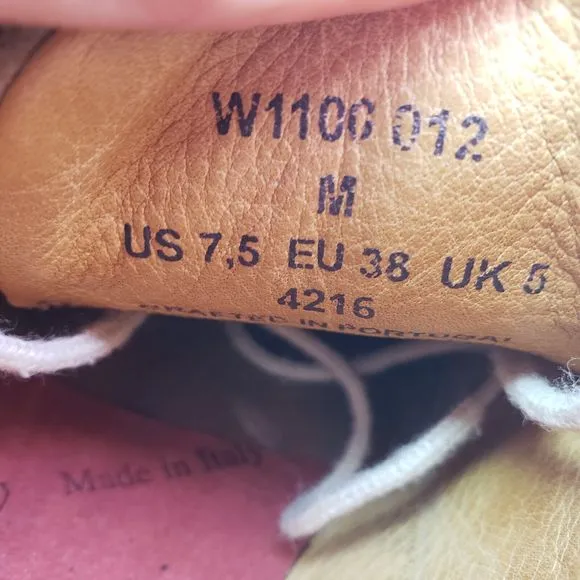 Samuel Hubbard Hubbard Free Womens Size 7.5 Tan Suede Leather Oxford Shoes