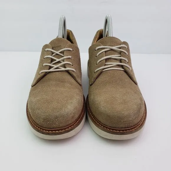 Samuel Hubbard Hubbard Free Womens Size 7.5 Tan Suede Leather Oxford Shoes