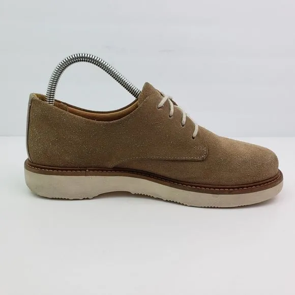Samuel Hubbard Hubbard Free Womens Size 7.5 Tan Suede Leather Oxford Shoes