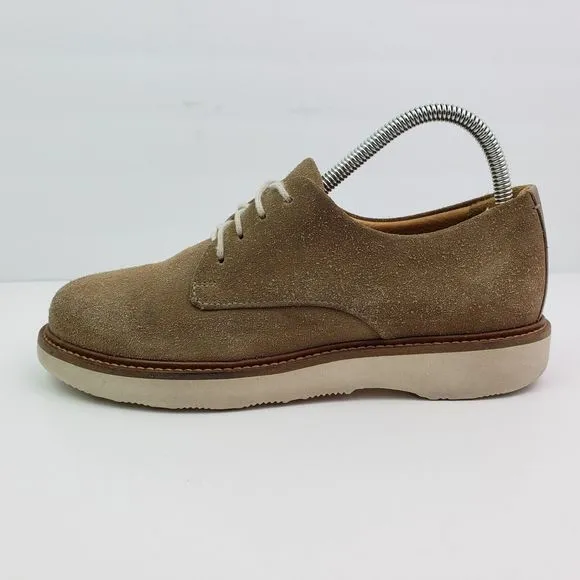 Samuel Hubbard Hubbard Free Womens Size 7.5 Tan Suede Leather Oxford Shoes