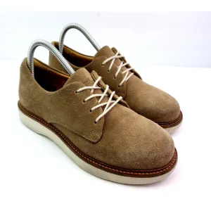 Samuel Hubbard Hubbard Free Womens Size 7.5 Tan Suede Leather Oxford Shoes