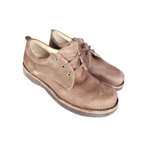 SAMUEL HUBBARD Men's 9 Medium Brown Suede Comfort Shoes