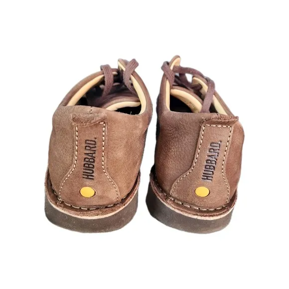 SAMUEL HUBBARD Men's 9 Medium Brown Suede Comfort Shoes