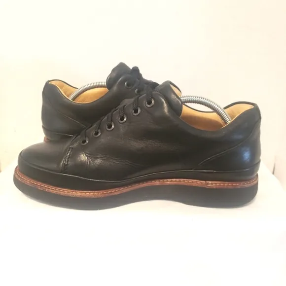 Samuel Hubbard Men’s Black Leather Dress Fast Plain Toe Oxford Shoes Size 7 M