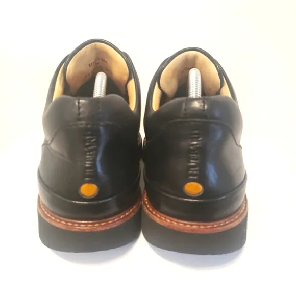 Samuel Hubbard Men’s Black Leather Dress Fast Plain Toe Oxford Shoes Size 7 M