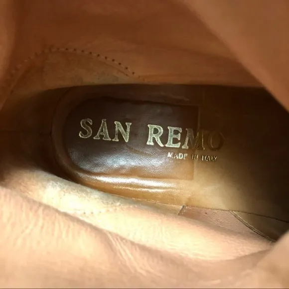 San Remo  Block Heels Italian Boots