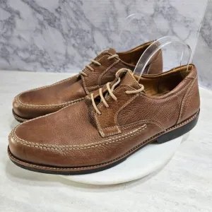 Sandro Moscoloni Willy Split Toe Derby Dress Shoes Mens 12D Brown Tan Leather