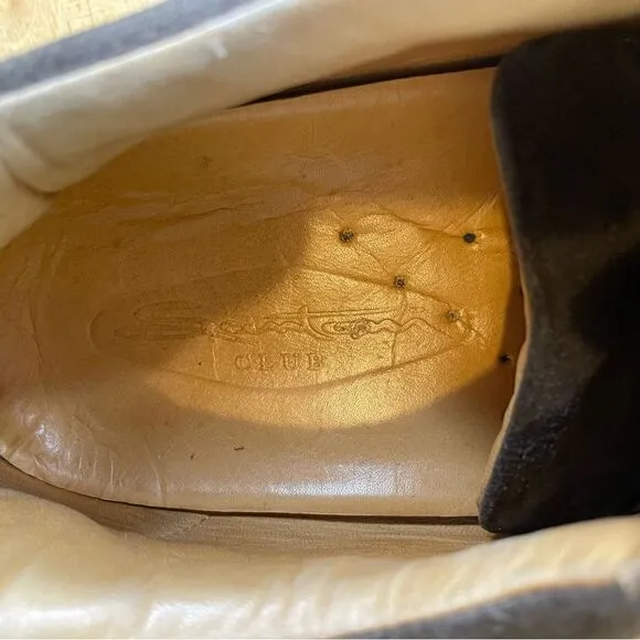 Santoni Club Suede Sneakers