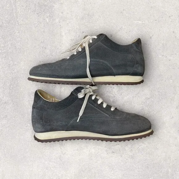 Santoni Club Suede Sneakers