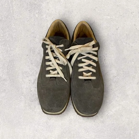Santoni Club Suede Sneakers