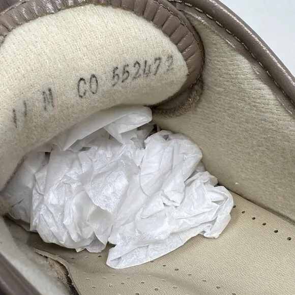 SAS Bounce Shoes Womens 11 M Beige Brown Leather Comfort Lace Up Casual Granny