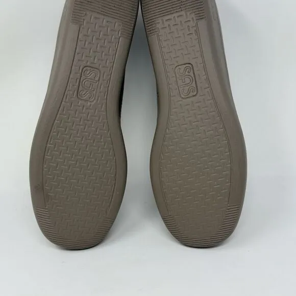 SAS Bounce Shoes Womens 11 M Beige Brown Leather Comfort Lace Up Casual Granny