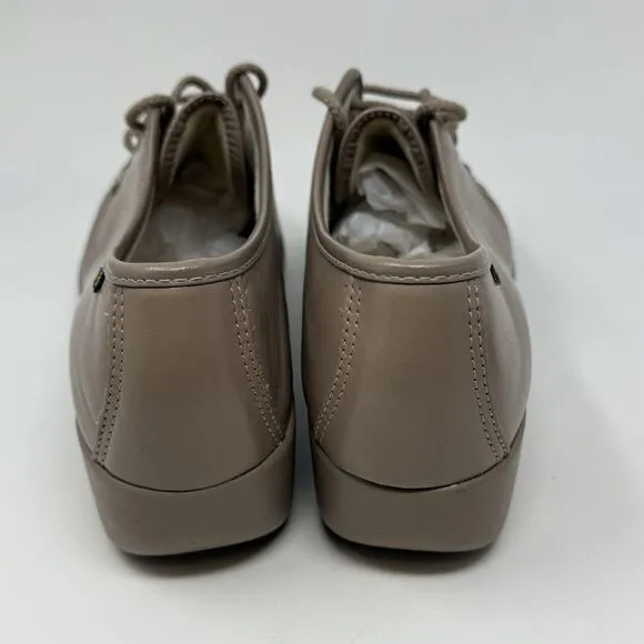 SAS Bounce Shoes Womens 11 M Beige Brown Leather Comfort Lace Up Casual Granny