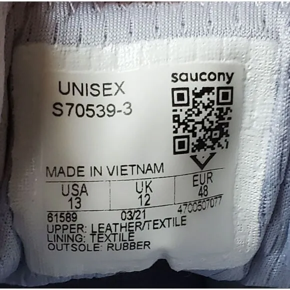 Saucony Jazz 81 Shoes‎ Men 13 Gray Silver Casual Sneakers S70539-3