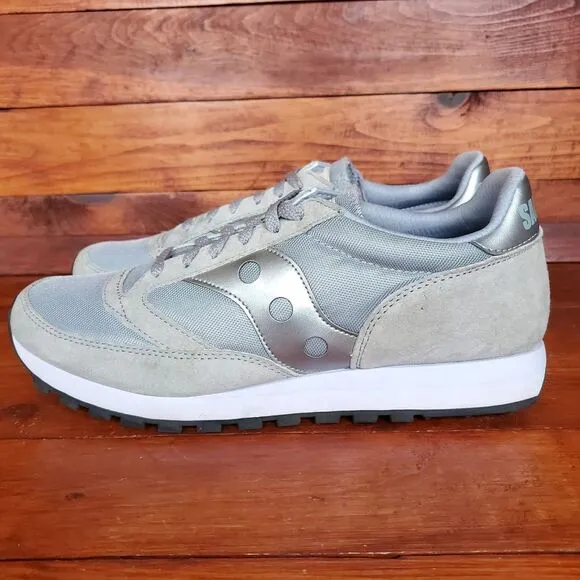 Saucony Jazz 81 Shoes‎ Men 13 Gray Silver Casual Sneakers S70539-3