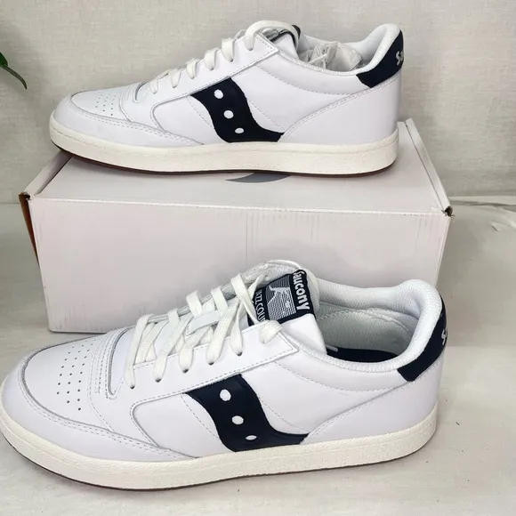 Saucony Jazz Court PU Men's Shoes WhiteAthletic Casual Sneakers‎ 8