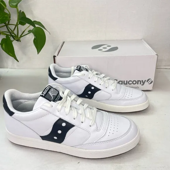 Saucony Jazz Court PU Men's Shoes WhiteAthletic Casual Sneakers‎ 8