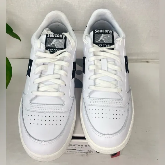 Saucony Jazz Court PU Men's Shoes WhiteAthletic Casual Sneakers‎ 8