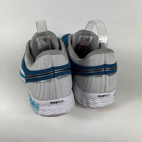 Saucony Kinvara 11 Athletic Shoes Men's 13 Blue White Lace-Up Low Top Sneakers