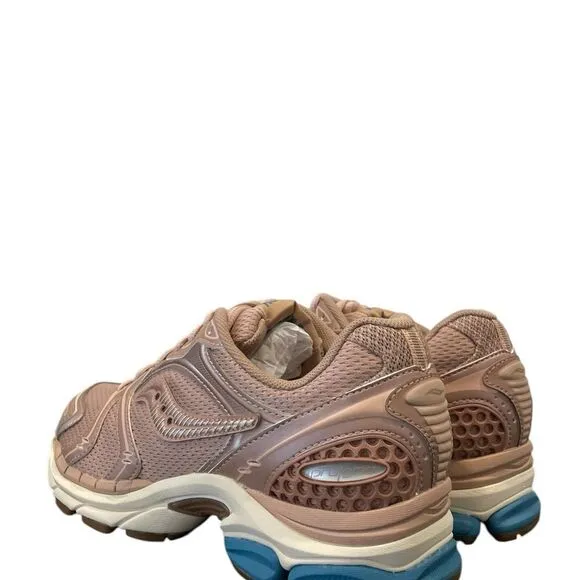 Saucony Progrid Triumph 4 Men’s Sz 8,9 Casual Running Shoe Peach White Sneaker