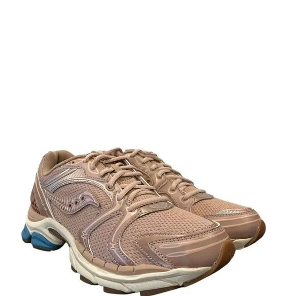 Saucony Progrid Triumph 4 Men’s Sz 8,9 Casual Running Shoe Peach White Sneaker