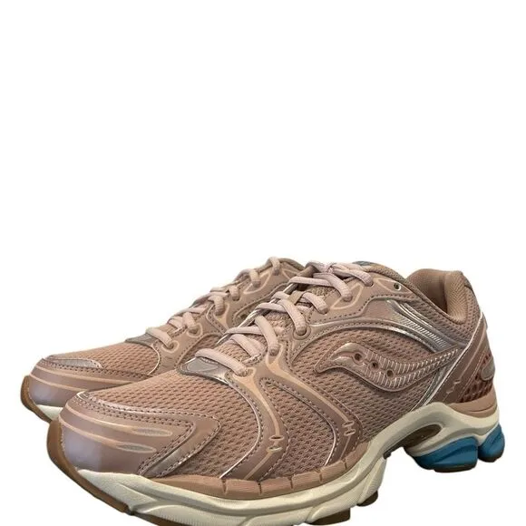 Saucony Progrid Triumph 4 Men’s Sz 8,9 Casual Running Shoe Peach White Sneaker