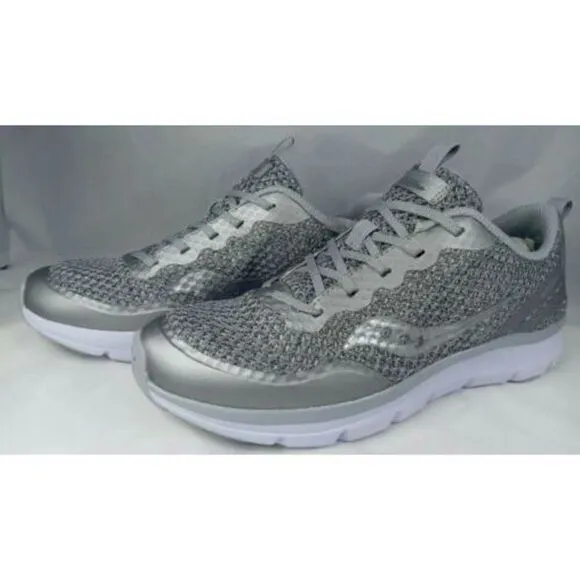 SAUCONY Girls Form 2 U Liteform Feel L Gray Casual Athletic Shoes Sz 7 W Youth