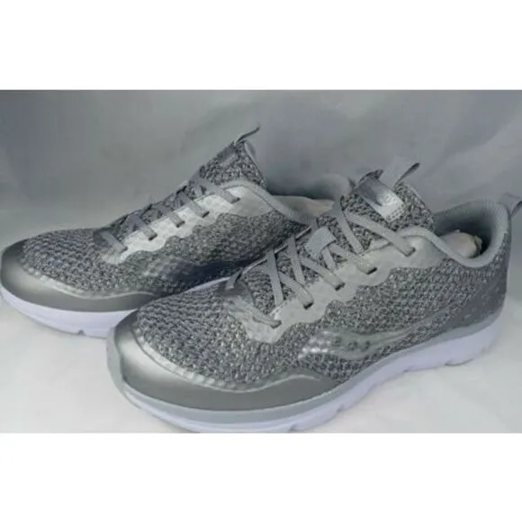 SAUCONY Girls Form 2 U Liteform Feel L Gray Casual Athletic Shoes Sz 7 W Youth