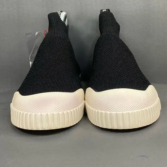 Schultz Black Knitted Ankle Sneaker Shoes women size 6.5