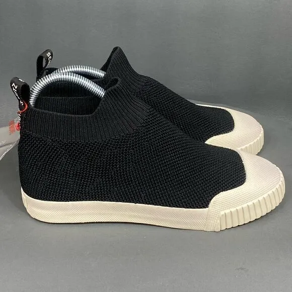 Schultz Black Knitted Ankle Sneaker Shoes women size 6.5