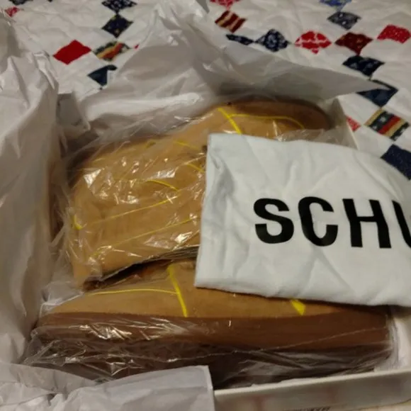 SCHUTZ Saint Bridget Suede Wedge Sneaker Sz.10