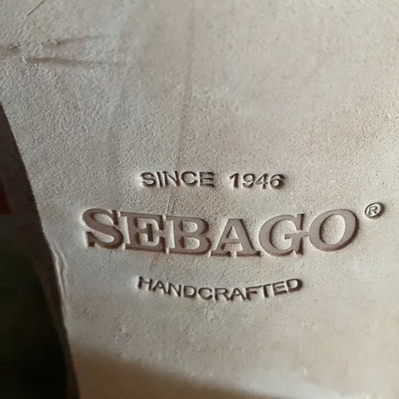 Sebago hand crafted leather suede boots size 11