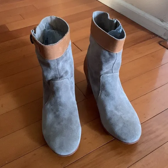 Sebago hand crafted leather suede boots size 11