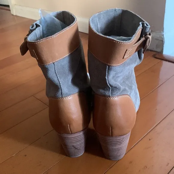 Sebago hand crafted leather suede boots size 11