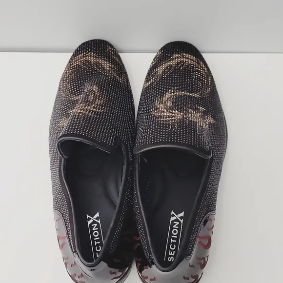 Section XMen's Saint Dragon Embellished Venetian Slip-Ons Shoes
