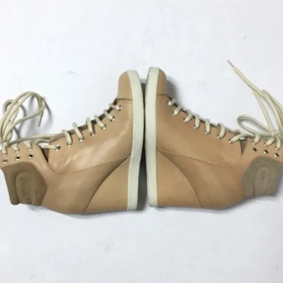 See by Chloe Lace Up Wedge Sneaker In Natural 37