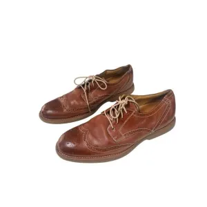 SERRY Top Sider GOLD CUP MEN’s BROWN LEATHER WING TIP OXFORDS SIZE 12M