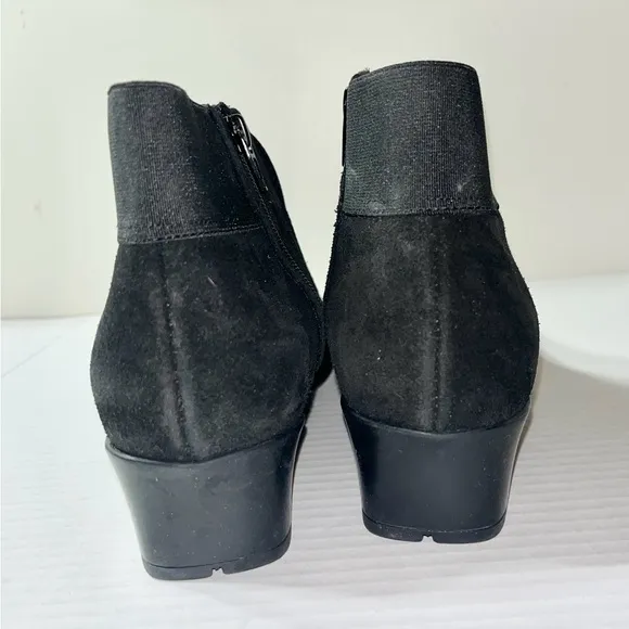 Sesto Meucci Ankle Boots Women’s 8.5 Black Yael Bootie Hovercraft Waterproof