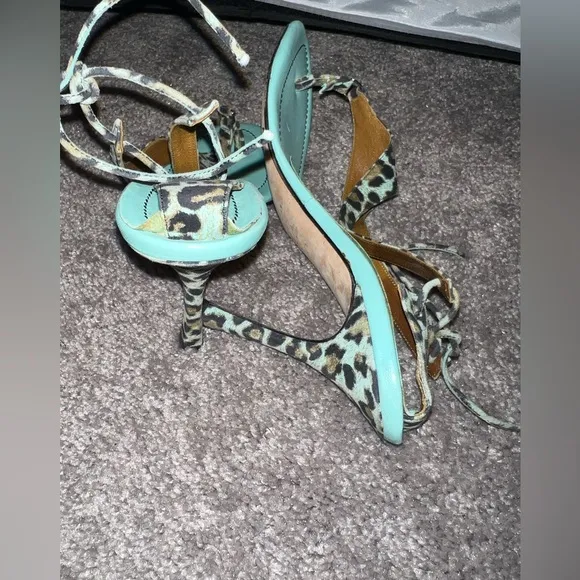 Shoe collector Giuseppe Zanotti sz 39.5 Leopard Print