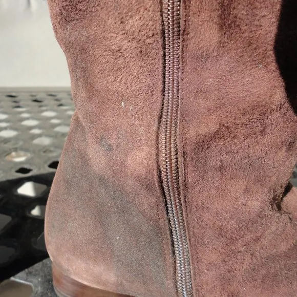 SIGERSON MORRISON Women's &quot;Nero&quot; Brown Suede Tall Riding Boots Size 7-7.5 w/ Box