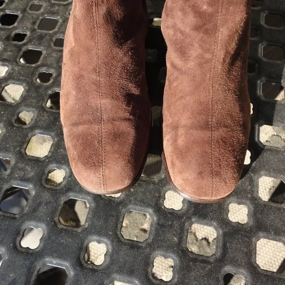 SIGERSON MORRISON Women's &quot;Nero&quot; Brown Suede Tall Riding Boots Size 7-7.5 w/ Box