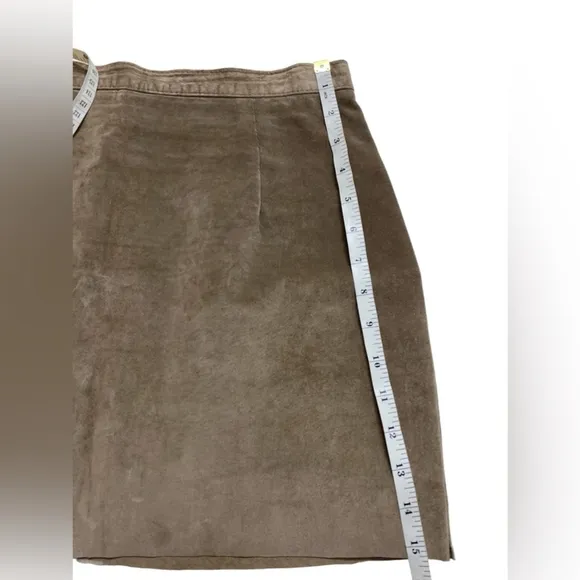 Simons - Vintage leather mini skirt