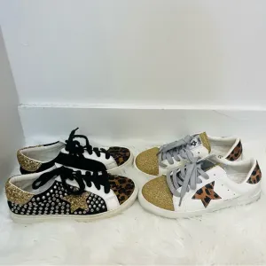 Simply Southern and boutique sneakers leopard fashion shoes sz 7
