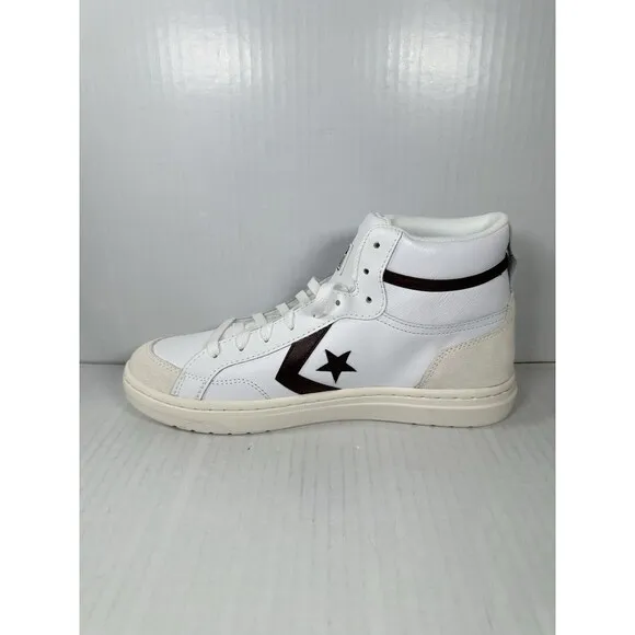 Size 10 Mens Converse Pro Blaze Classic Mid Shoes White Bloodstone Egret A08644C