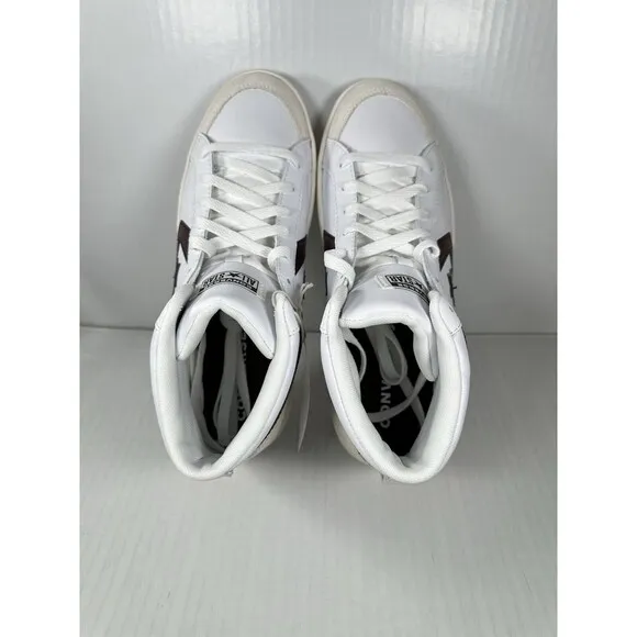 Size 10 Mens Converse Pro Blaze Classic Mid Shoes White Bloodstone Egret A08644C