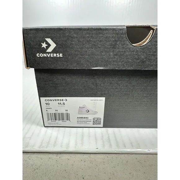 Size 10 Mens Converse Pro Blaze Classic Mid Shoes White Bloodstone Egret A08644C