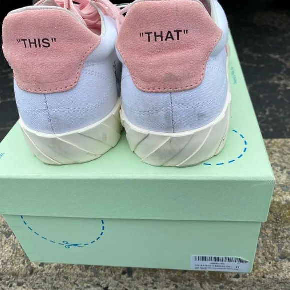 Size 11 - Off-White Vulcanized Low Pink/White