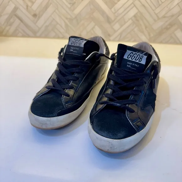 Size 37 Black Golden Goose Ballstar sneakers.