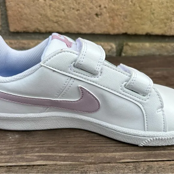 Size 3Y Kids Nike Court Royale (PSV)  White/Pink/Blue 833536-108