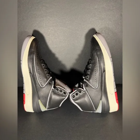 Size 6 Y / 7.5 W - NEW Nike Air Jordan 2 Retro GS 'Black Cement' Shoes Sneakers